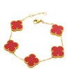 CLOVER LEAF BRACELET - GOLD