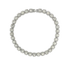 12,5MM ICED CLUSTERED CHAIN - SILVER